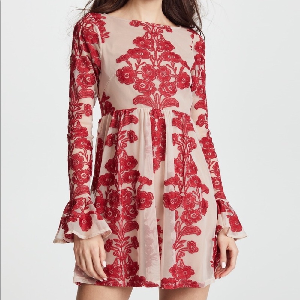 Temecula Mini Dress - Red L